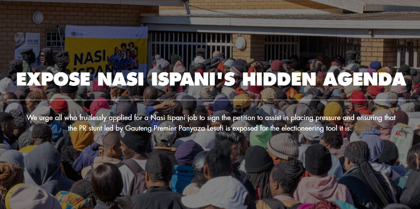 Expose Nasi Ispani's Hidden Agenda - ActionSA