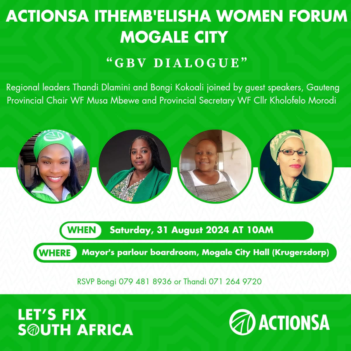Womens Forum 31 August